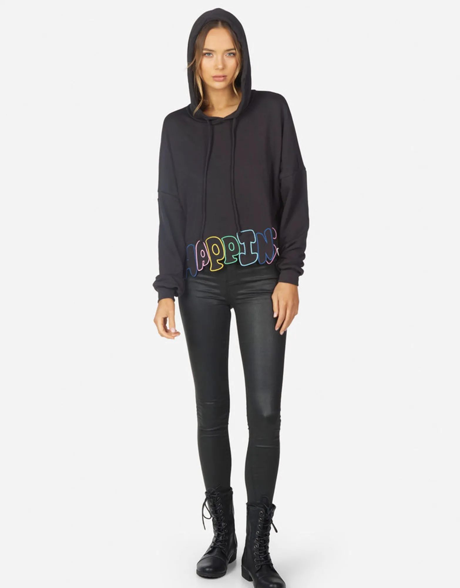 Best Cambry Happiness Embroidery Women Hoodies