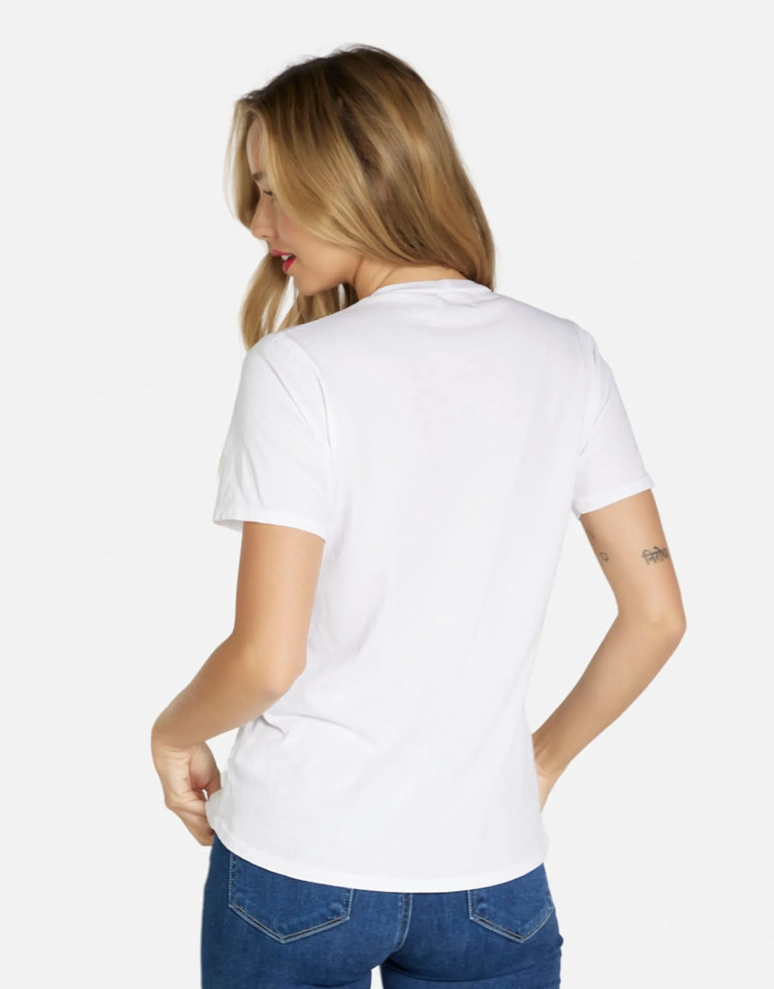 Hot Candy Lip Vintage Tee In | Croft By Women Short Sleeve
