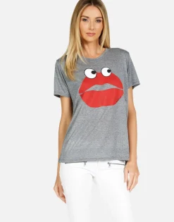 Outlet Capri Kiss Face Women Short Sleeve