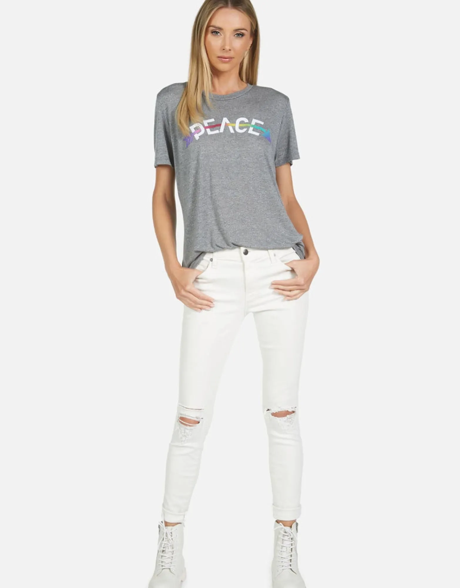 Best Capri Peace Arrow Women Short Sleeve