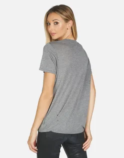 Fashion Capri Tiger Tongue Women Short Sleeve
