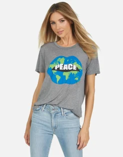 Discount Capri World Peace Love Women Short Sleeve