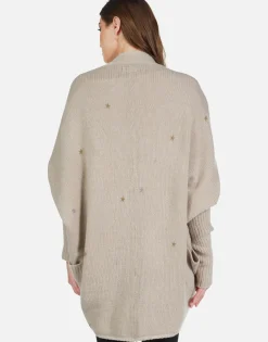 Best Sale Chain Heart Stars Draped Cardigan | Daya By Women Sweaters & Knits
