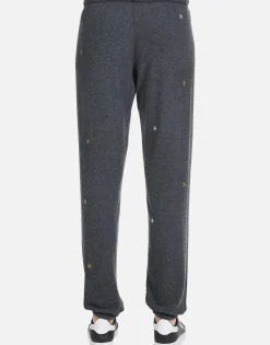 Best Sale Chain Heart Stars Long Pant In Black | Tanzy By Women Long Sweatpants