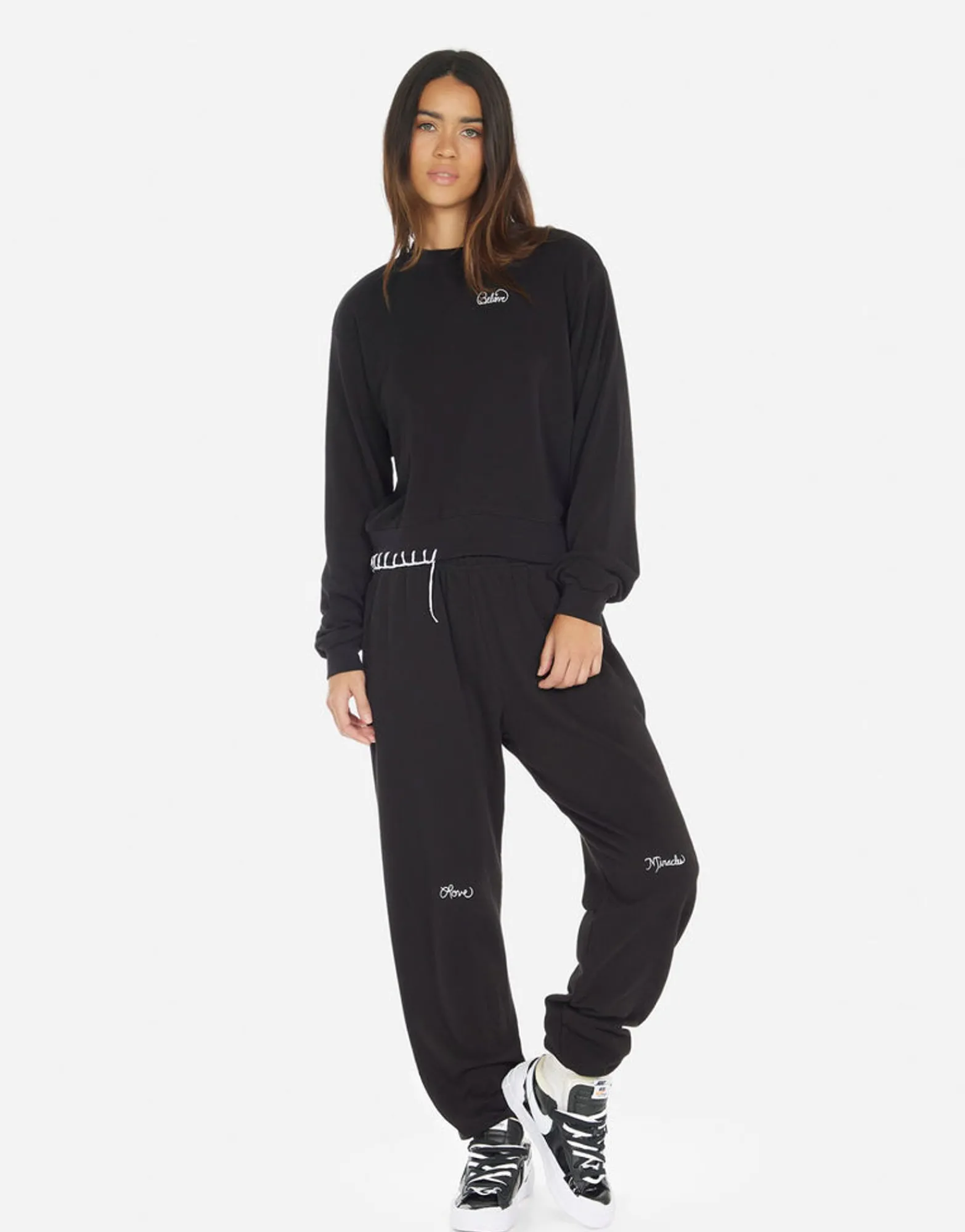 Best Chantria Positive Happyface Women Long Sweatpants