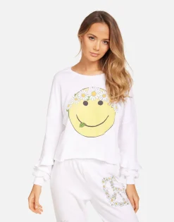 Cheap Chevelle Happy Daisy Peace Women Long Sleeve