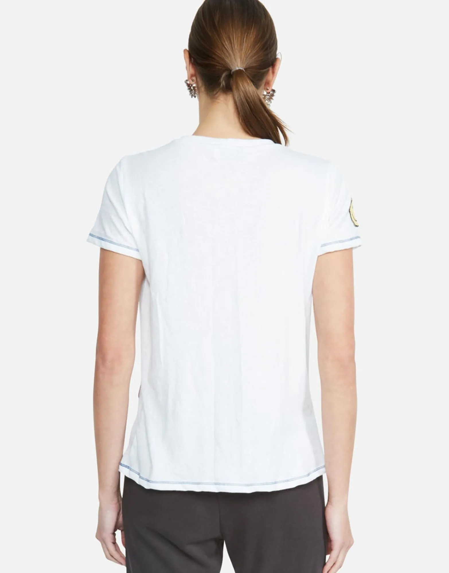 Flash Sale Color Checkered Heart S/S Tee W/ Studs | Aviana By Women Short Sleeve
