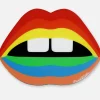 Discount Color Cig Lip Wooden Canvas Art By Decor