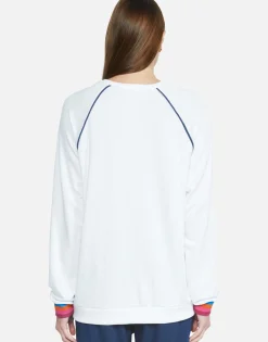 Cheap Color Varsity Tiger L/S Raglan Pullover | Lina By Women Long Sleeve