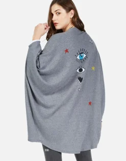 Outlet Cosmic Glam Eyes Cardigan Wrap | Isla By Women Sweaters & Knits