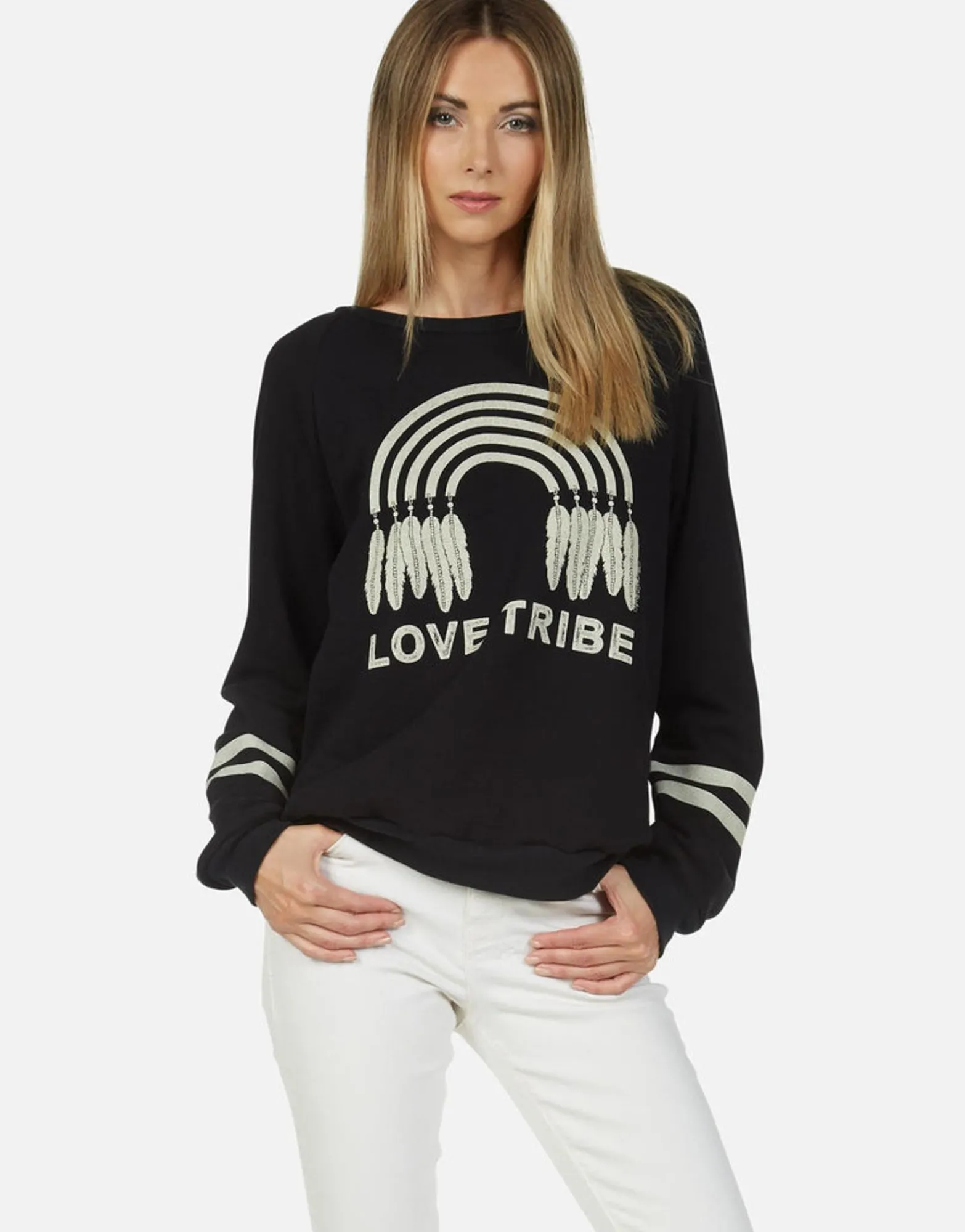 New Cosmic Lightning Eye L/S Vintage Pullover | Noleta By Women Long Sleeve