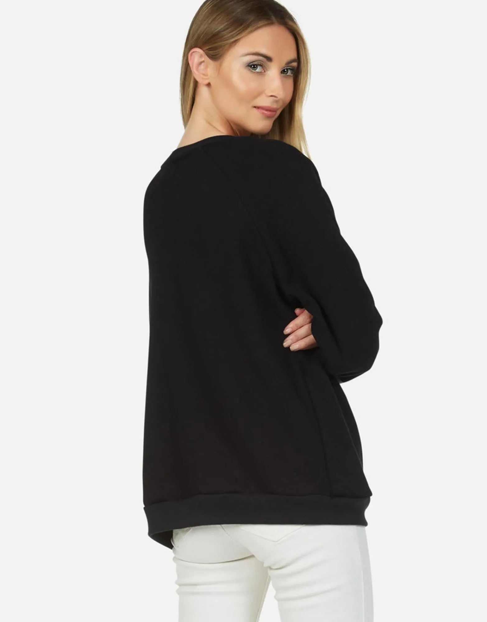 New Cosmic Lightning Eye L/S Vintage Pullover | Noleta By Women Long Sleeve
