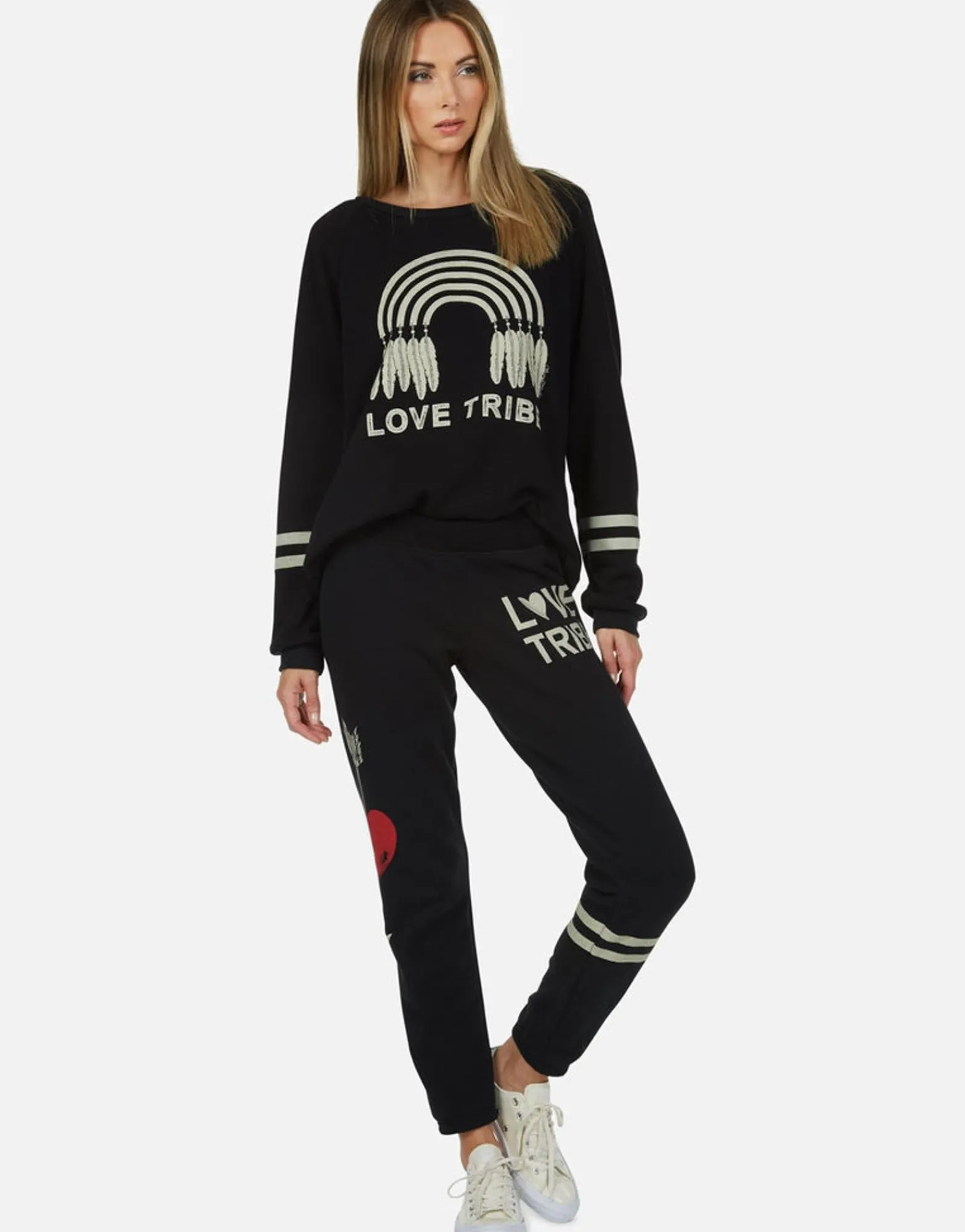 New Cosmic Lightning Eye L/S Vintage Pullover | Noleta By Women Long Sleeve