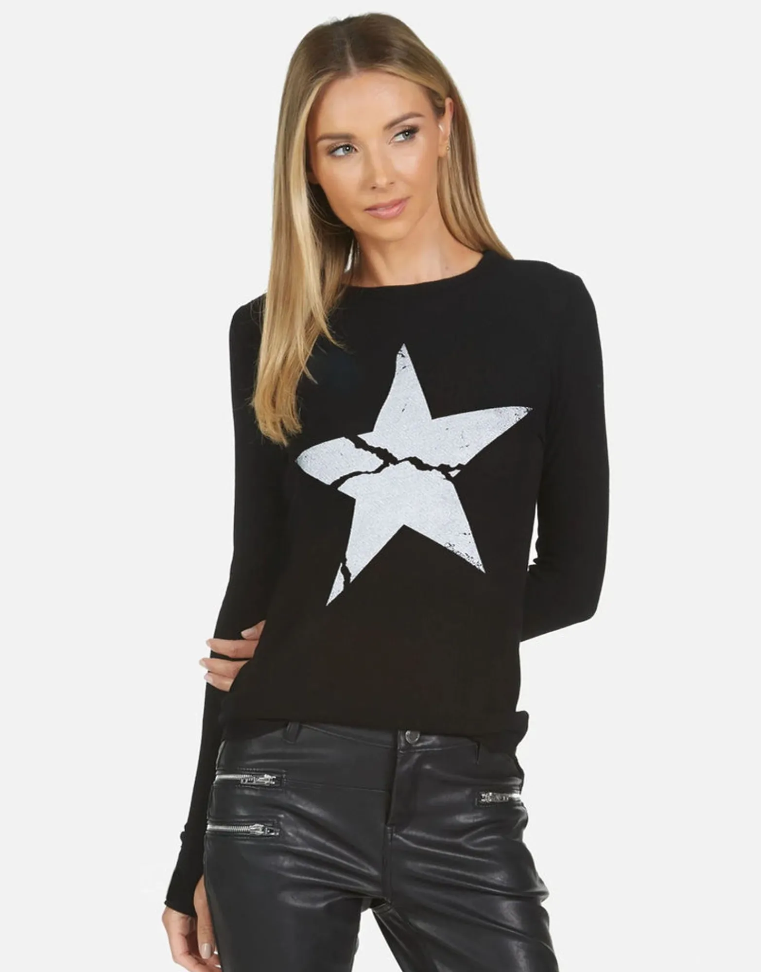 Cheap Cracked Star Fitted Top In | Mckinley X By Women Long Sleeve