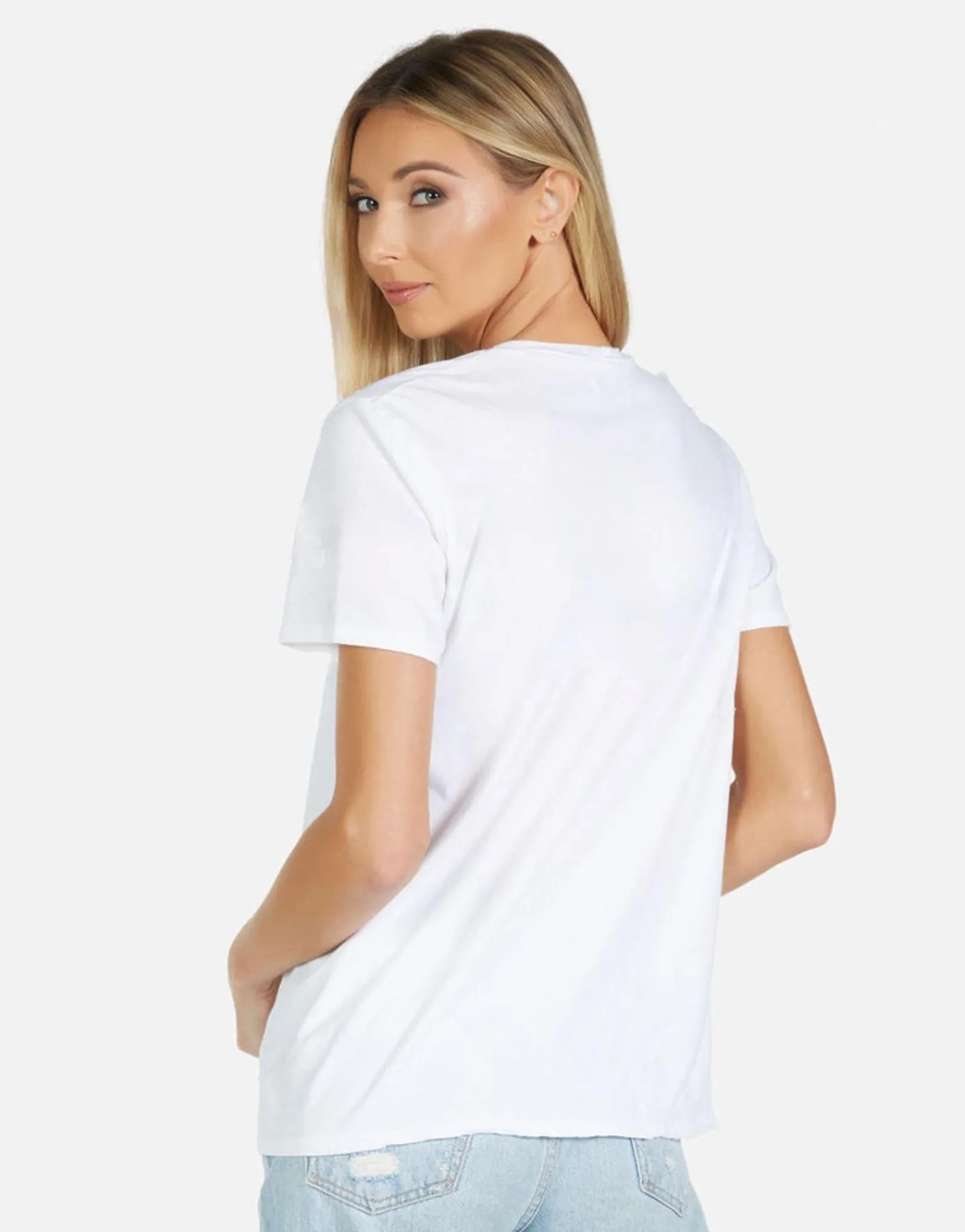 Discount Cracked Star Vintage Boyfriend Tee | Wolf X By Women Short Sleeve