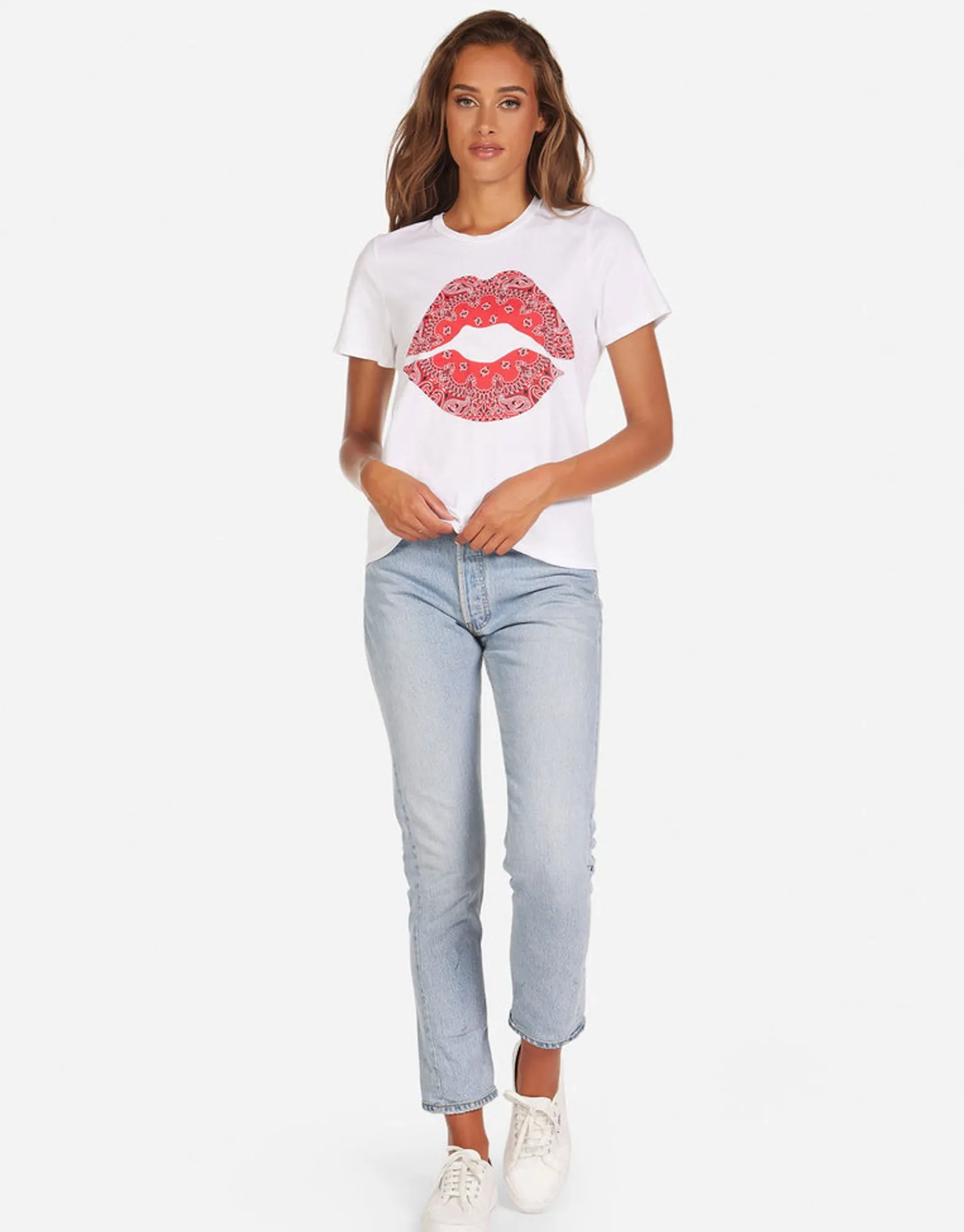 Online Croft Bandana Lip Women Short Sleeve