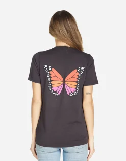 Fashion Croft Butterfly Wings Women Short Sleeve