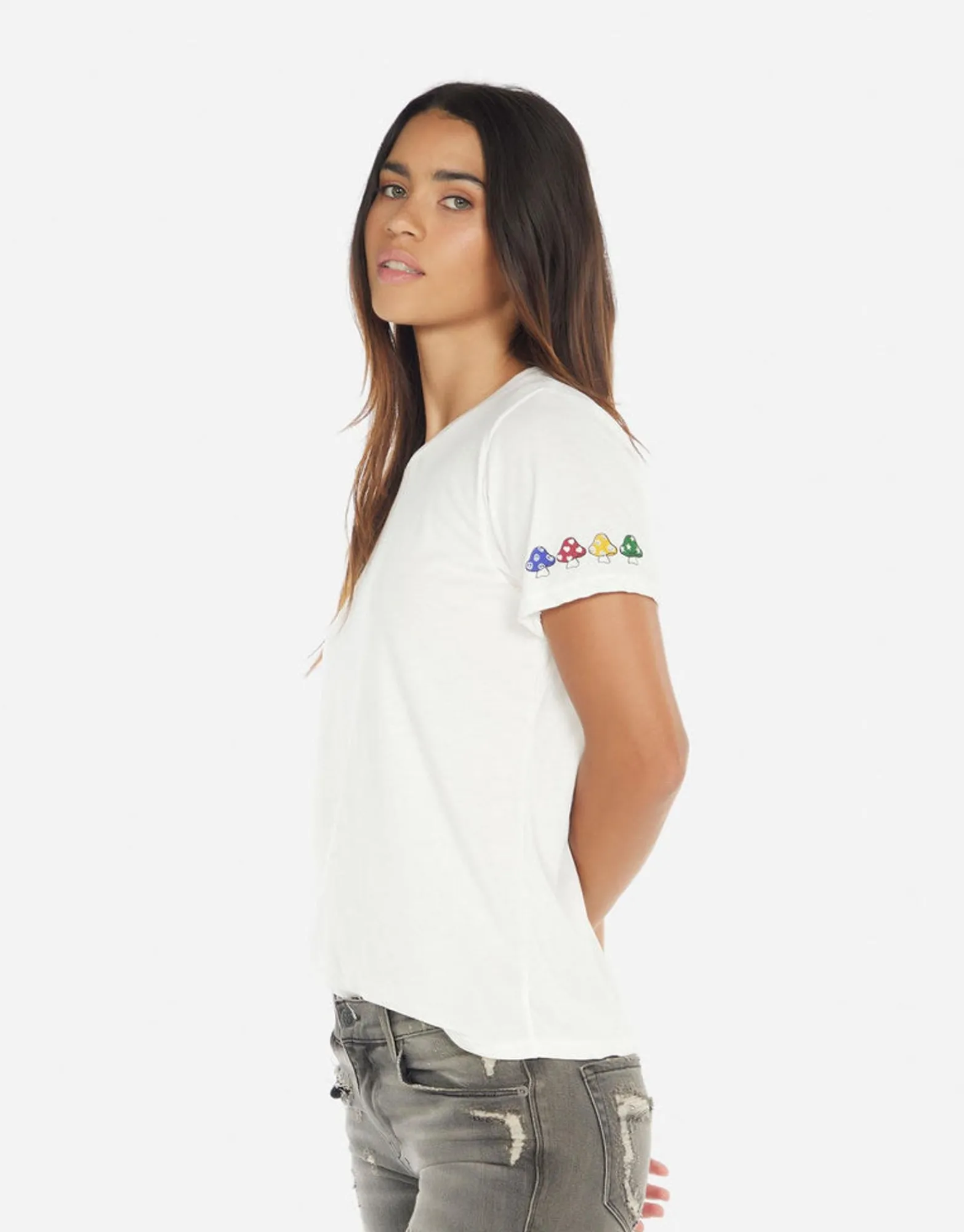 Flash Sale Croft Mushroom Happyface Women Short Sleeve