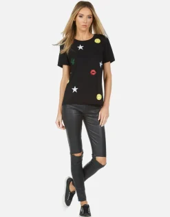 Fashion Croft Spray Elements Women Short Sleeve
