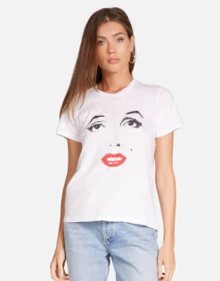 Clearance Croft X Crystal Marilyn Monroe Women Short Sleeve