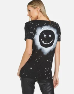 Store Cruz Airbrush Happy Women Short Sleeve