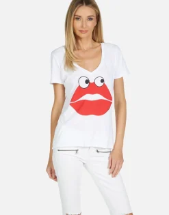 Shop Cruz Kiss Face Women Short Sleeve