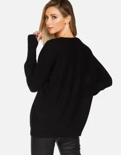 Store Crystal Biting Lip Cashmere Sweater | Ladona By Women Sweaters & Knits