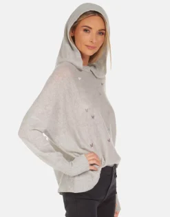 Fashion Crystal Butterflies Cashmere In | Namiko By Women Hoodies