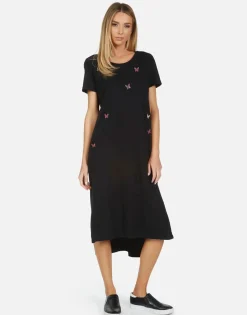 Store Crystal Butterflies Midi Dress | Genesis X By Women Dresses