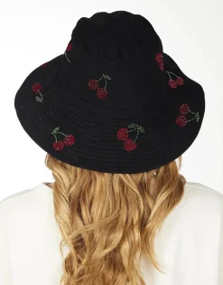 Fashion Crystal Cherries Bucket Hat In | Adina X By Hats
