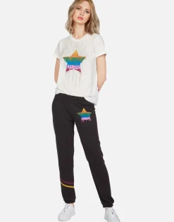 Outlet Crystal Dripping Star Vintage S/S Tee | Edda By Women Short Sleeve