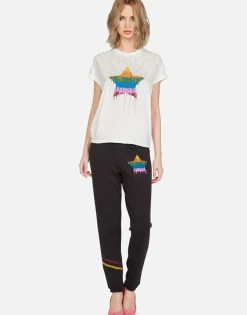 Outlet Crystal Dripping Star Vintage S/S Tee | Edda By Women Short Sleeve