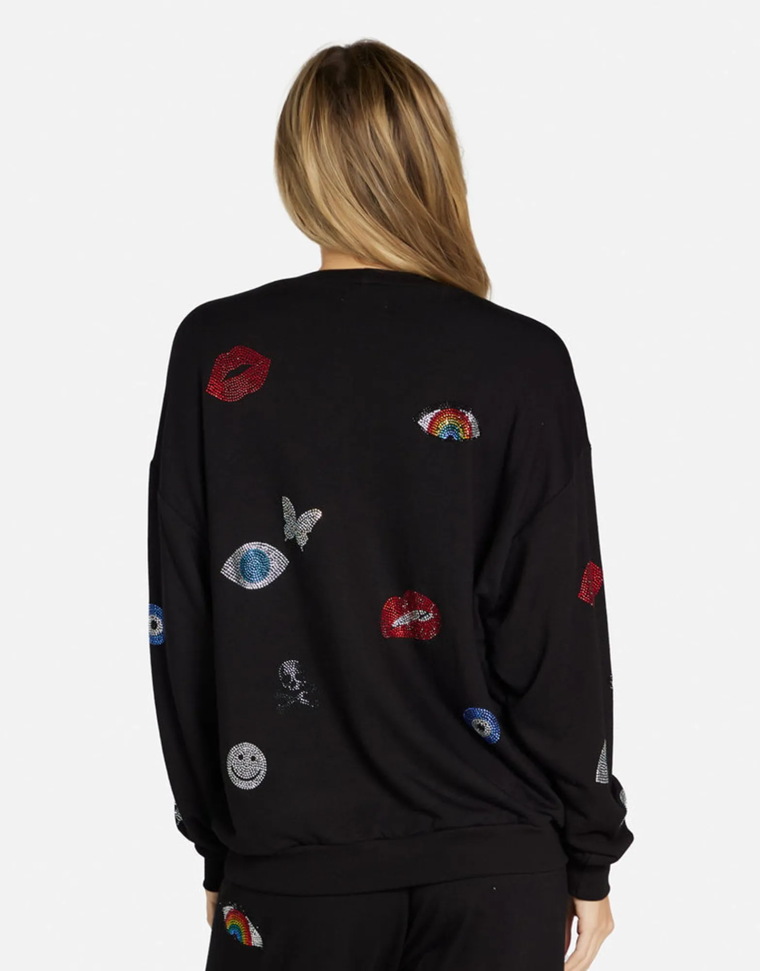 Clearance Crystal Elements Pullover In | Babbs By Women Long Sleeve