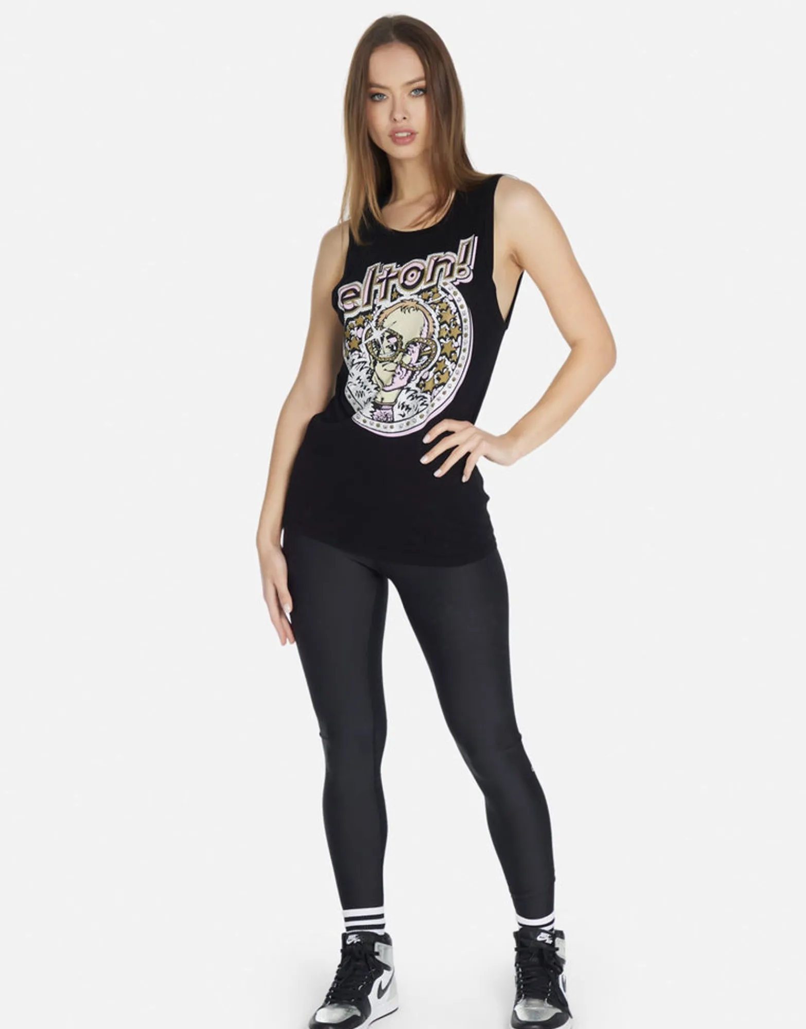 Cheap Crystal Elton John Tank Tee In | Ashlin By Women Tanks