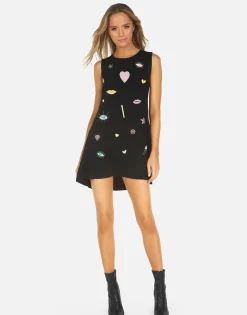 Best Sale Crystal Glam Sleeveless Mini Dress | Deanna X By Women Dresses