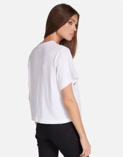 Best Sale Crystal Kisses Boxy Crop Tee In | Rue By Women Short Sleeve