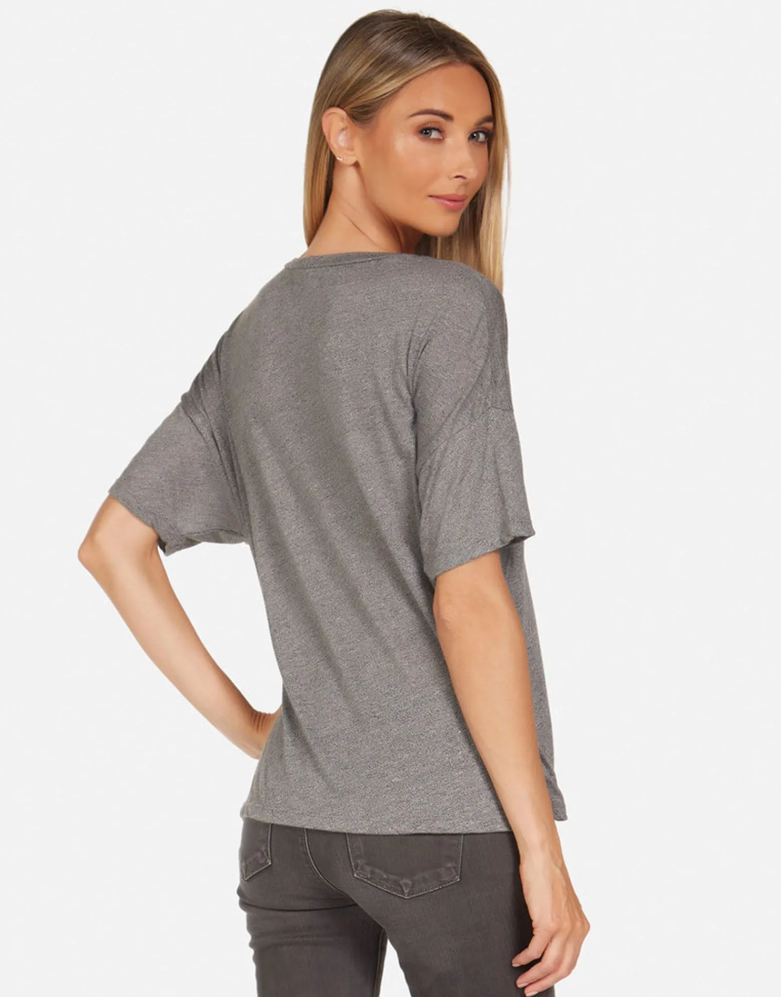 Outlet Crystal Lightning Peace Ss Boyfriend Tee | Jolene By Women Short Sleeve