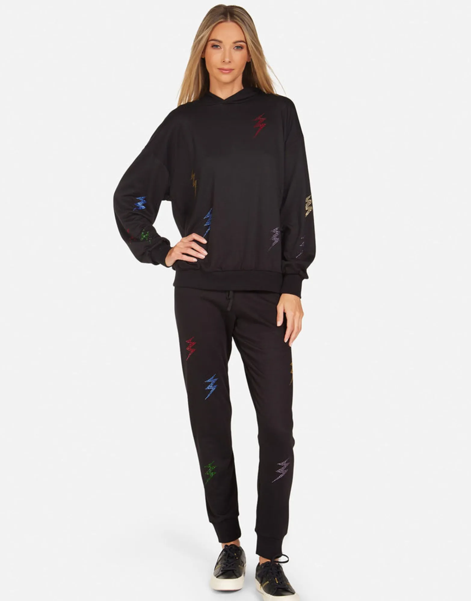 Shop Crystal Lightning Peace Women'S Hoodie | Harmony By Women Hoodies