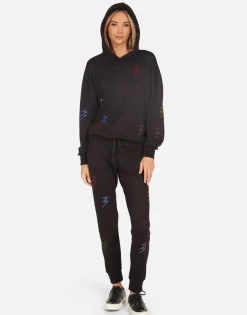 Shop Crystal Lightning Peace Women'S Hoodie | Harmony By Women Hoodies