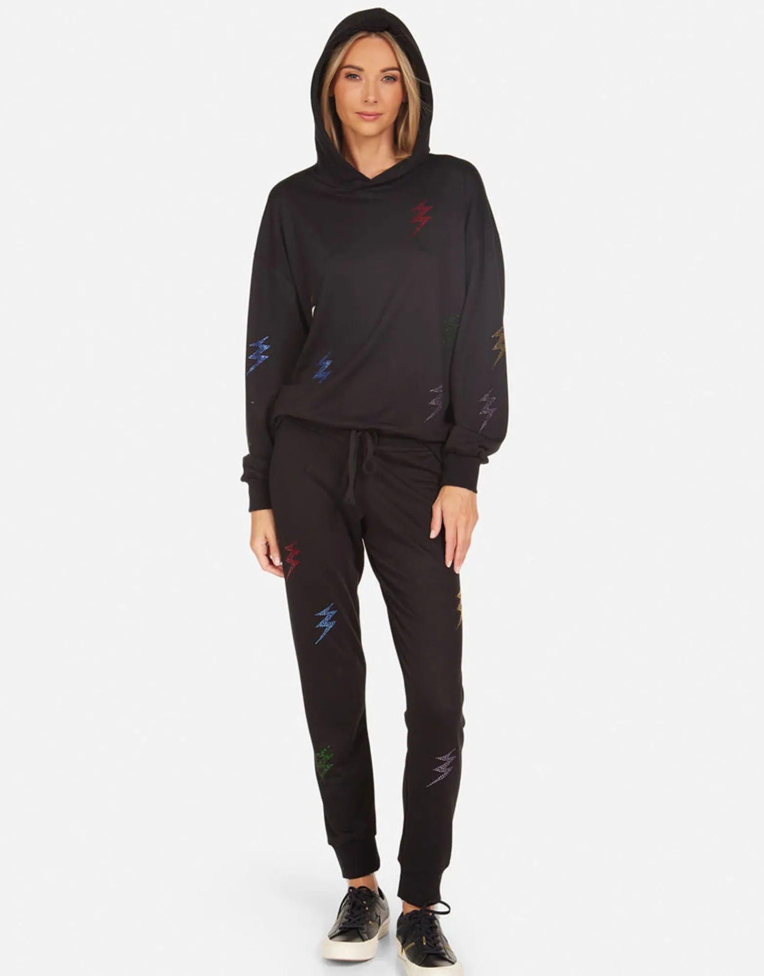 Shop Crystal Lightning Peace Women'S Hoodie | Harmony By Women Hoodies