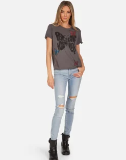 Best Sale Crystal Love Butterfly Ss Boyfriend Tee | Edda By Women Short Sleeve