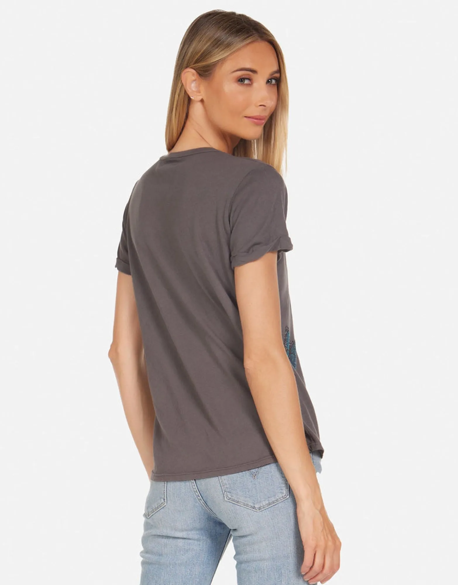 Best Sale Crystal Love Butterfly Ss Boyfriend Tee | Edda By Women Short Sleeve