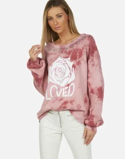 Best Crystal Loved Rose L/S Pullover | Sierra By Women Long Sleeve