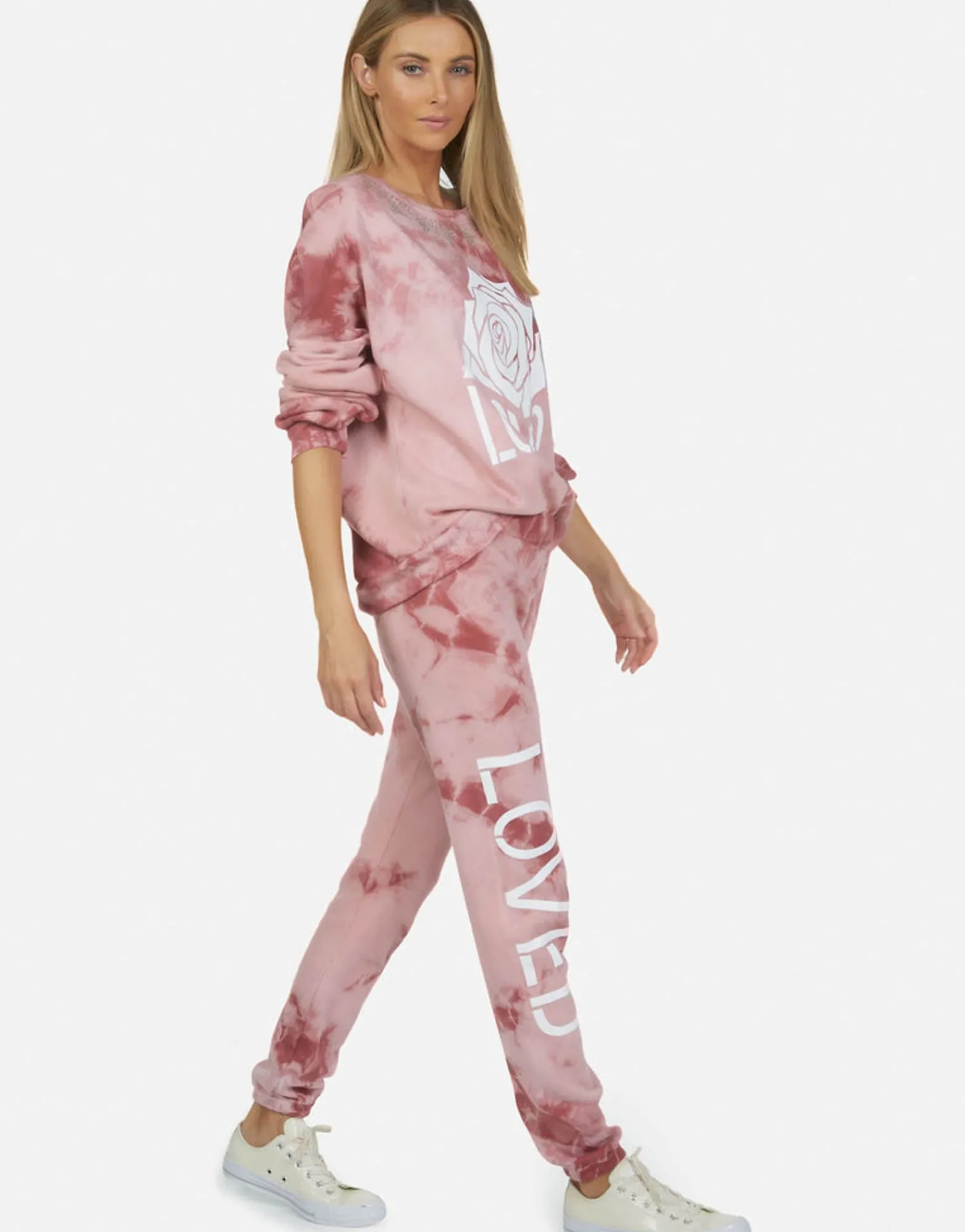 Best Crystal Loved Rose L/S Pullover | Sierra By Women Long Sleeve