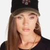Hot Crystal Mushroom Trucker Hat In Black/Camo | Jilly By Hats