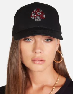 Outlet Crystal Mushrooms Canvas Hat In | Bay By Hats