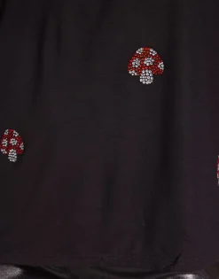 Clearance Crystal Mushrooms Classic Tee In | Janie By Women Short Sleeve