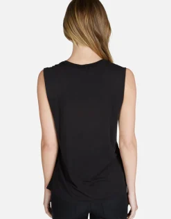 Clearance Crystal Royal Skull Scoop Neck Muscle Tank | Kel By Women Tanks