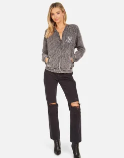 Shop Crystal Tiger Peace Bomber Jacket | Sherine X By Women Jackets