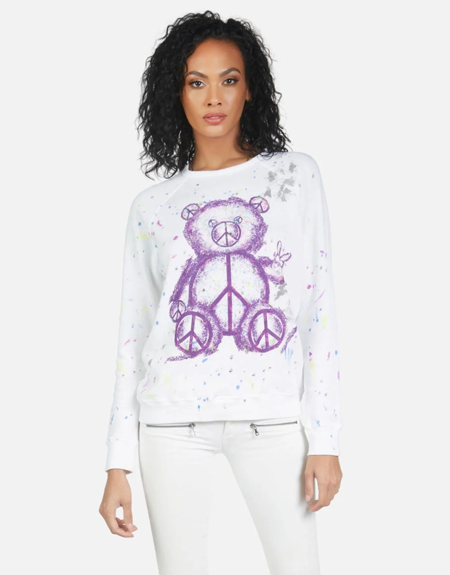Best Sale Darby Peace Teddy Women Long Sleeve